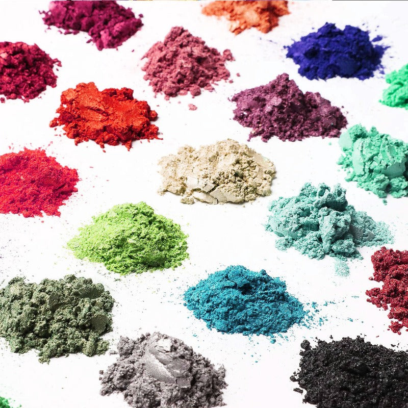 Wholesale Color Mixing DIY Slime Mica Pearl Powder 10g Self standing Bag DIY Powder