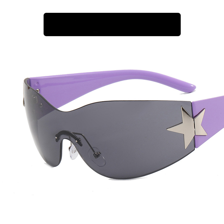 Wholesale PC Frameless Pentagram Sunglasses