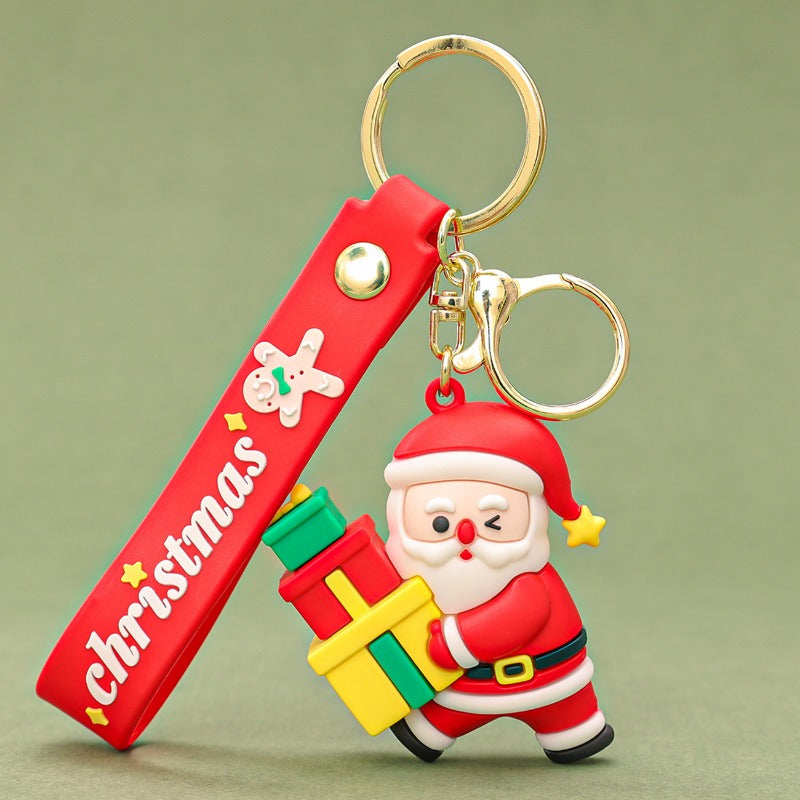 Wholesale Cute Creative Christmas Snowman Cartoon Keychains