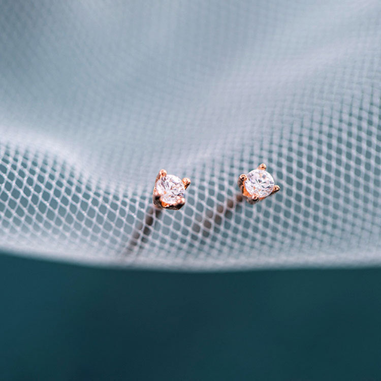 Wholesale 925 Sterling Silver Zircon Earrings