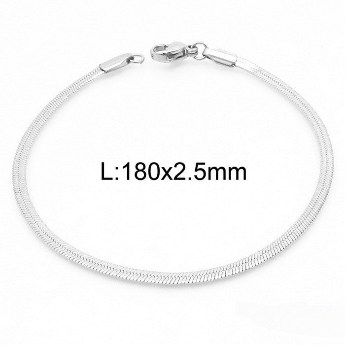 Wholesale personalized blade titanium steel necklace bracelet