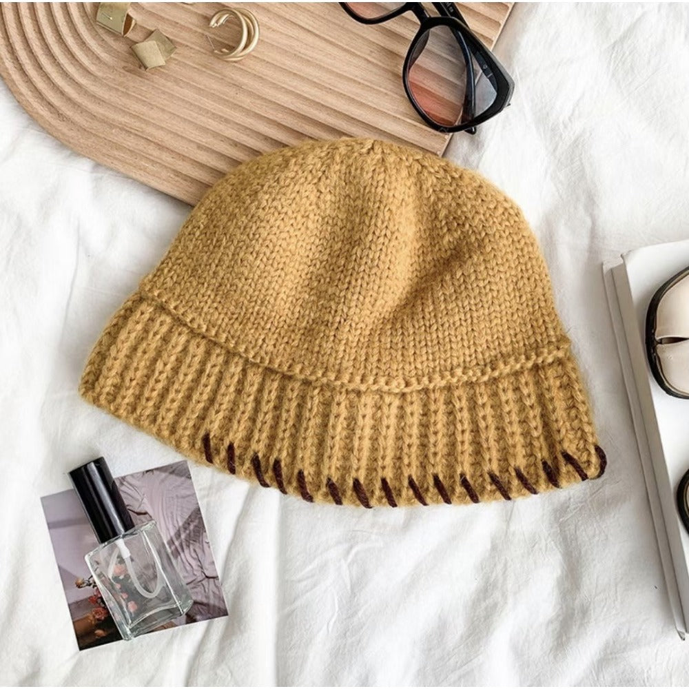 Wholesale Knitted Coarse Woolen Fisherman's Hats