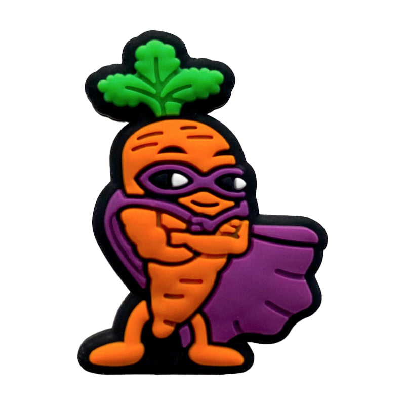 Wholesale 10pcs Vegetable Colorful Silicone Focal Beads