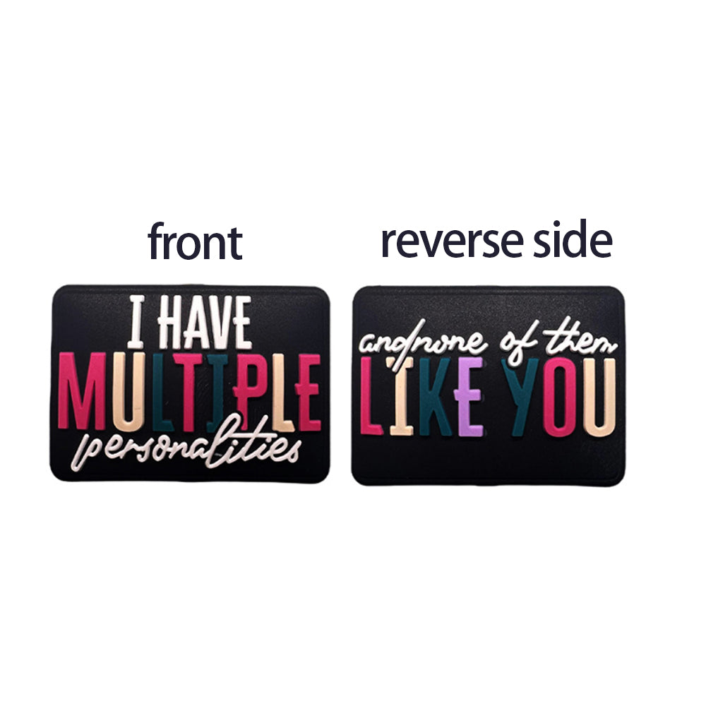 Wholesale 10pcs Colored Letter Trend Niche Design Beads