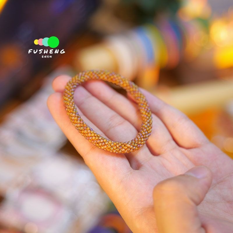 Wholesale Nepal Japanese Essential Oil Diffuser Hand-woven Solid Color Bracelet