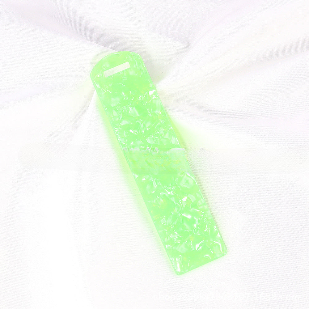 Wholesale 10pcs New Textured Acrylic Bookmark Pendant Card Bookmark