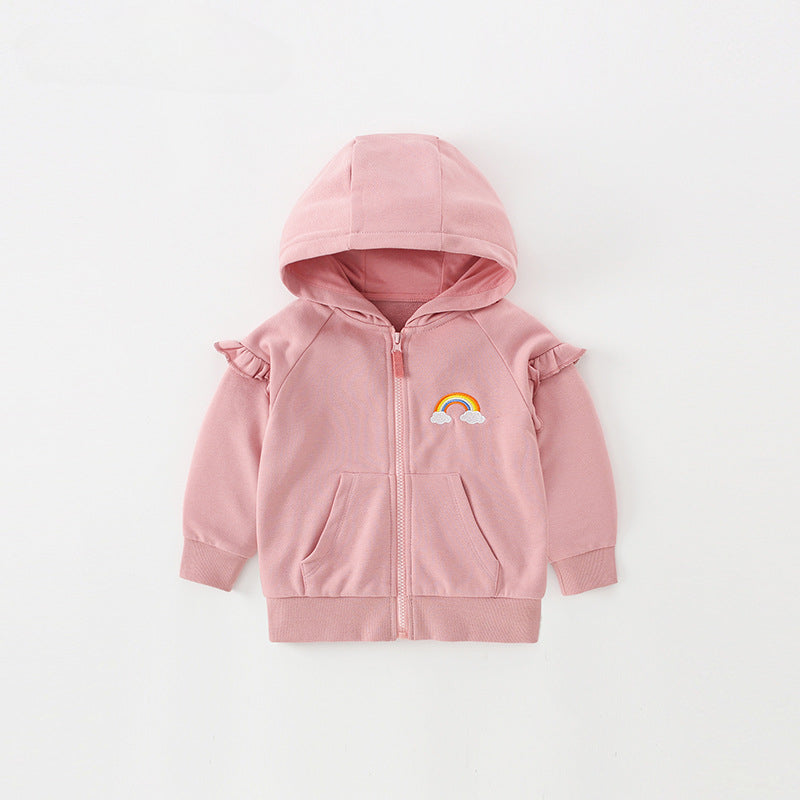 Wholesale Cotton Girls' Clothing Printed Hoodies