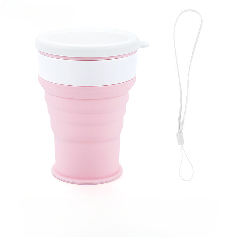 Wholesale New Silicone Folding Cup Set Water Cup