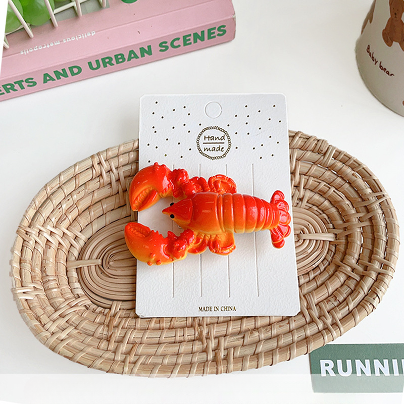 Wholesale Imitation Food Resin Hairpin