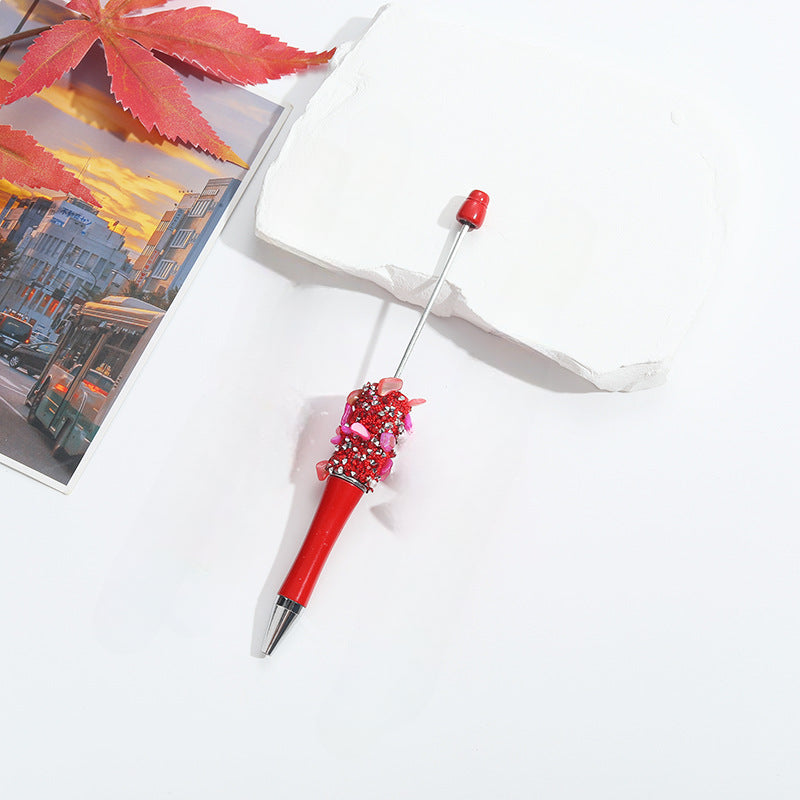Wholesale Beadable Pens Heavy Industry Full of Broken Diamond Bead Pens