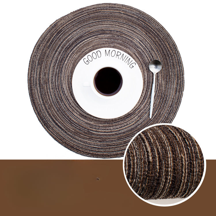 Wholesale Woven Potholder Creative Oval Cotton Yarn Table Mat