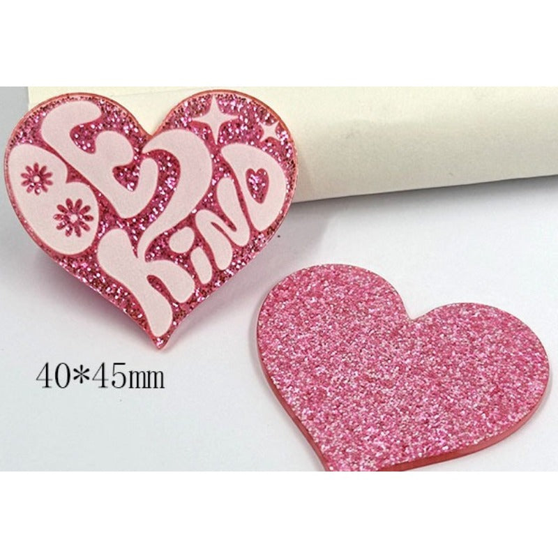 Wholesale 10pcs Acrylic Loose Powder Cartoon Handmade Diy Material Accessories