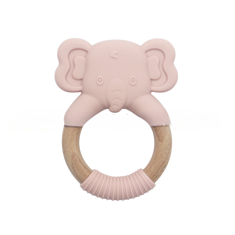Wholesale 10PCS/PACK Baby Elephant Soft Silicone Food Grade Teething Stick