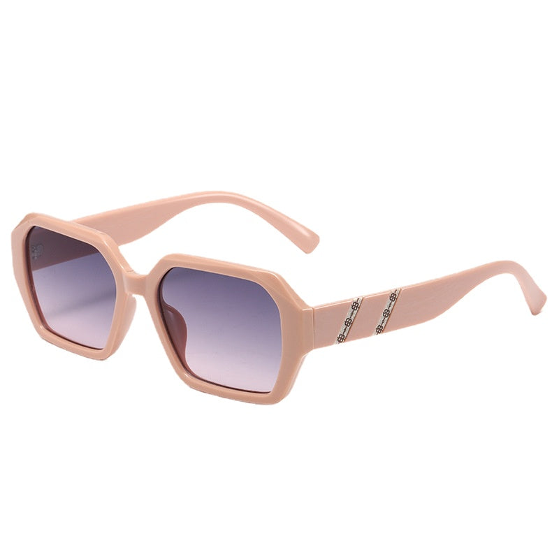 Wholesale Small Frame Metal Hinge PC Sunglasses