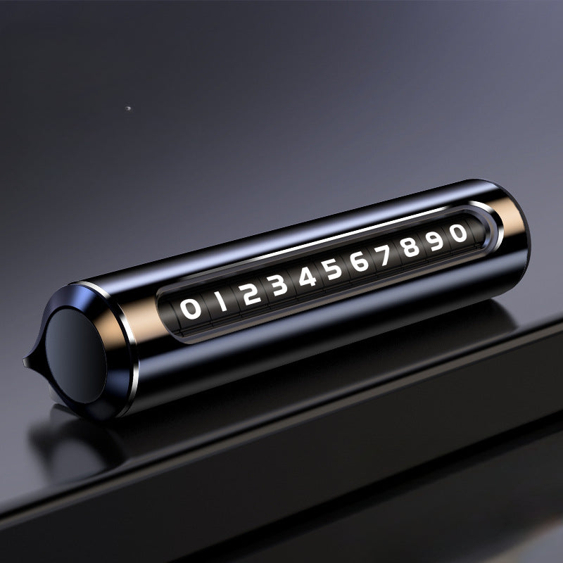 Placas de número de estacionamiento temporal de aleación de aluminio aluminante