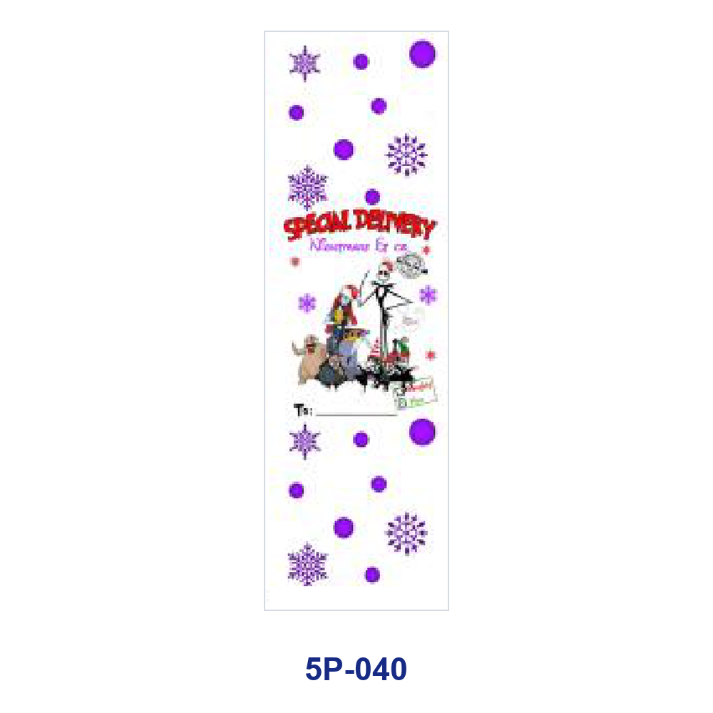 Wholesale 2/ 8/ 16pcs Winter Christmas Spooky Skeleton Snowflake Gift Element Print Pen and Bookmark Stickers UV DTF Wraps OLY Exclusive