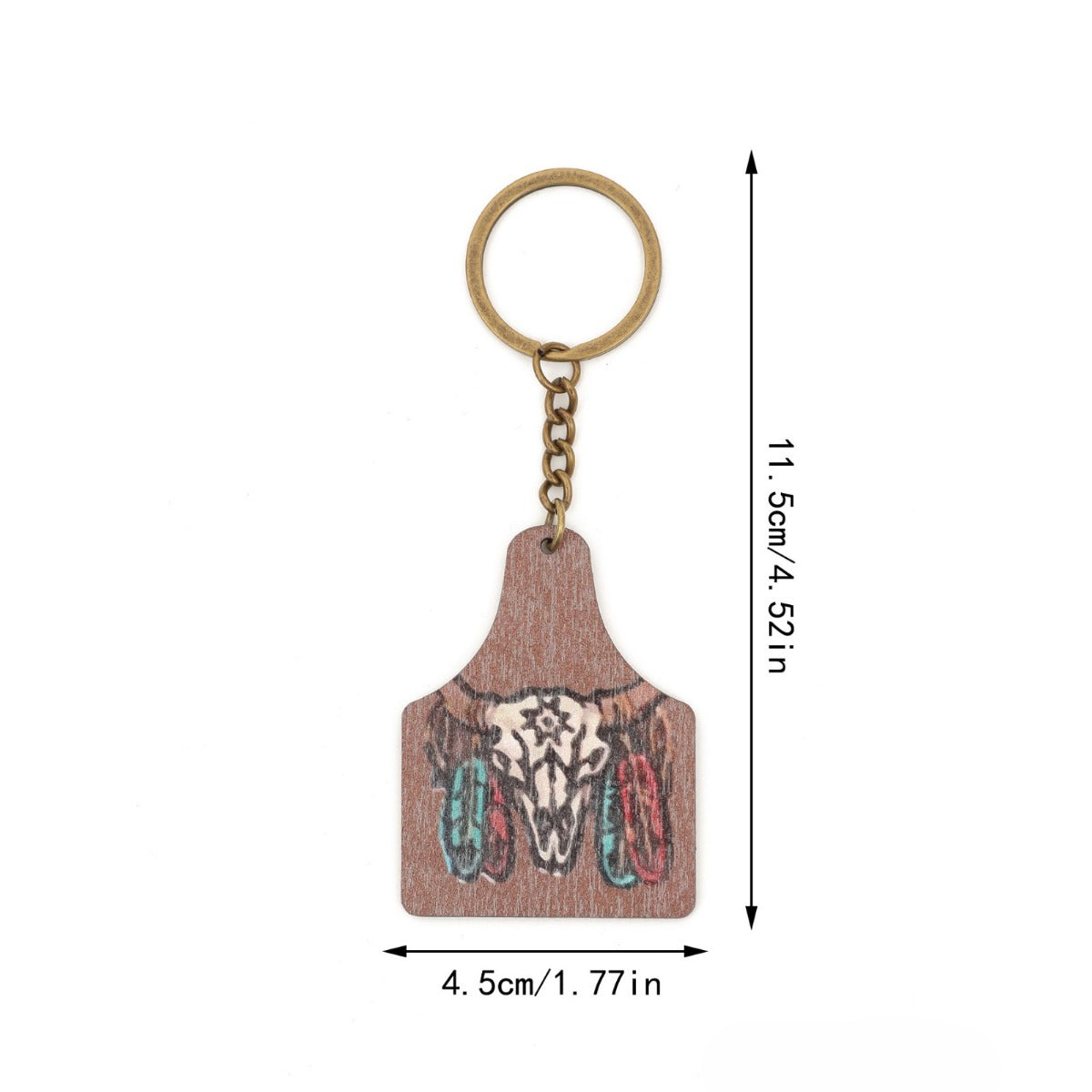 Wholesale of Western Style Leather Keychains