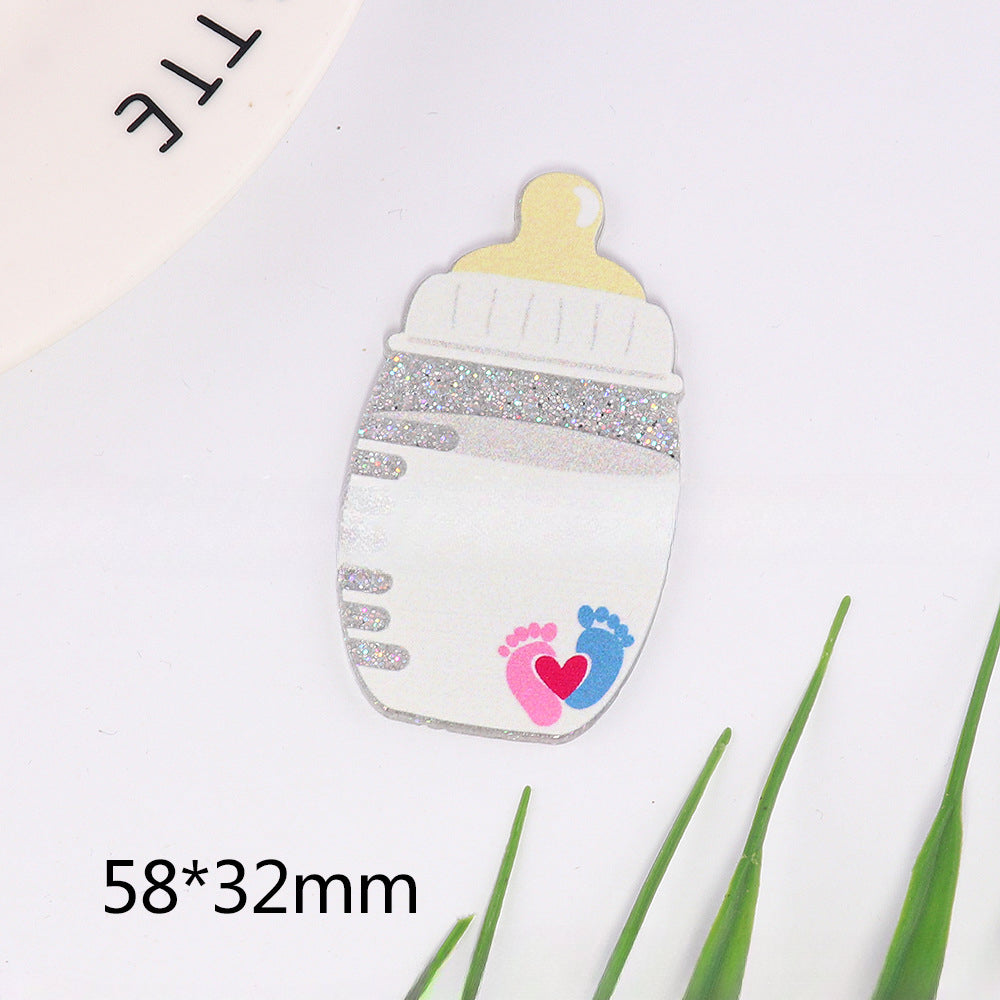 Wholesale 10pcs/pack Cartoon Acrylic Pin DIY Patch Accessories