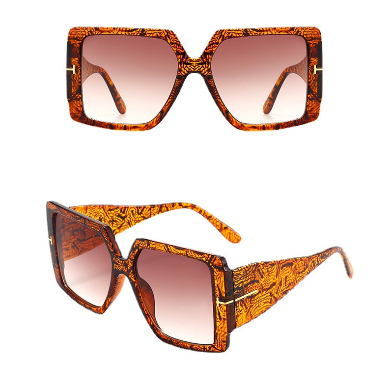 Wholesale New Square Big Frame PC Sunglasses