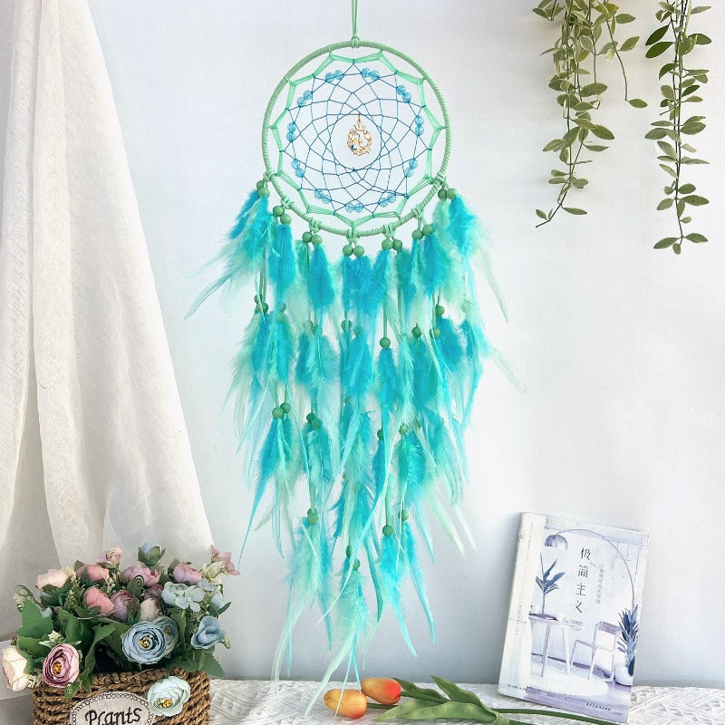 Wholesale Colorful Feather Dream Catcher Decoration