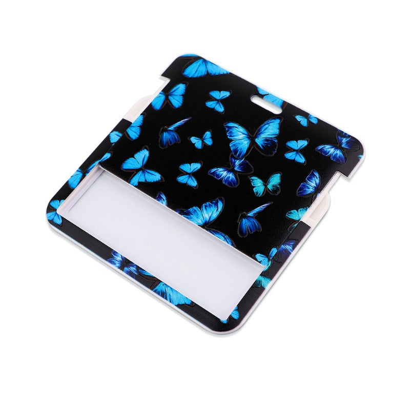 Wholesale Butterfly Mobile Phone Strap Meal Card Bus Access Card Work Stationery Mobile Phone Hard Card Case