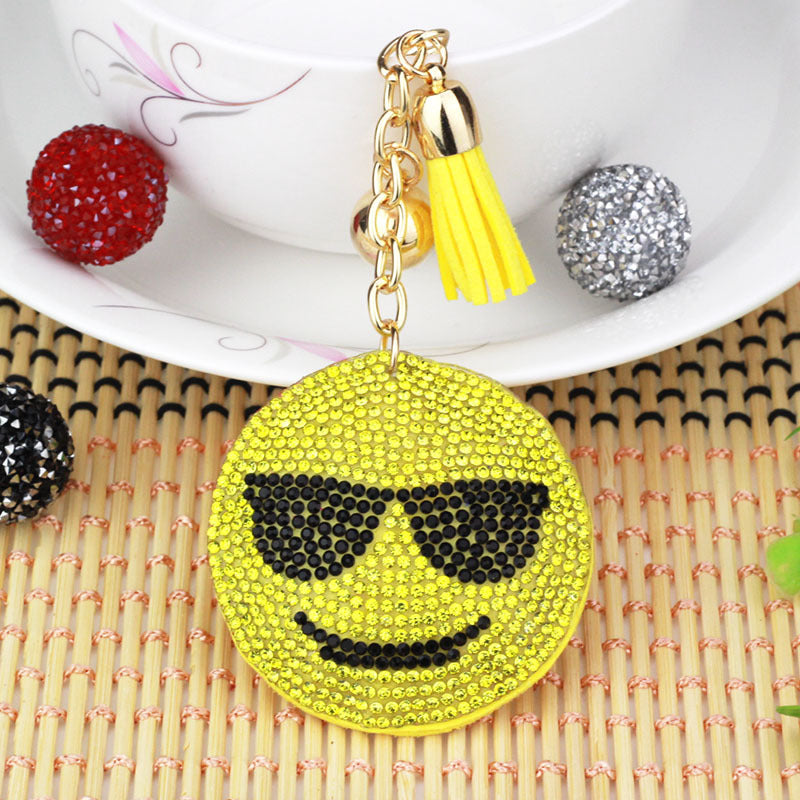 Wholesale  12pcs creative smiling face bag pendant
