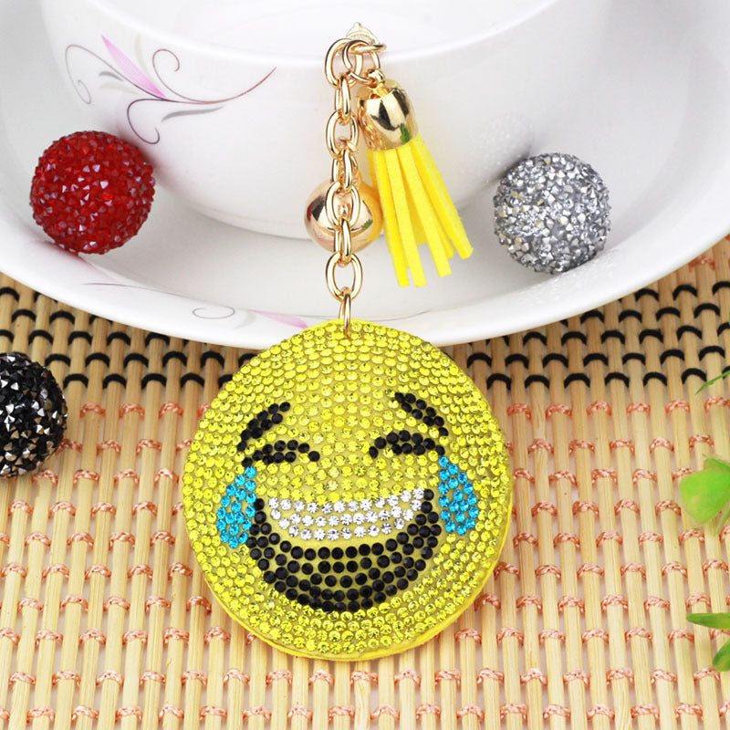Wholesale  12pcs creative smiling face bag pendant