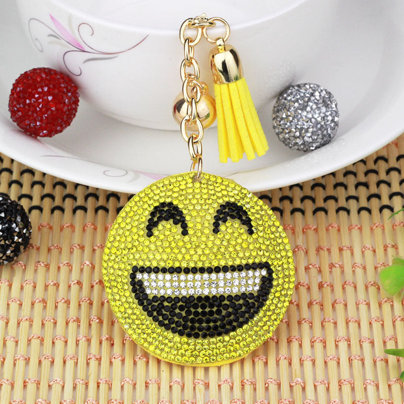 Wholesale  12pcs creative smiling face bag pendant