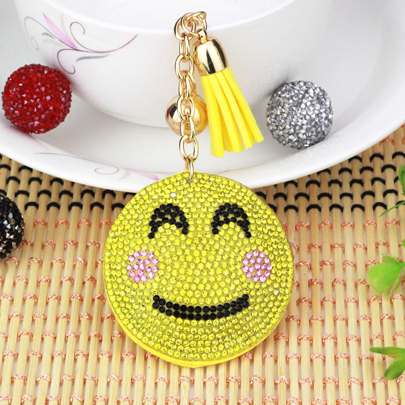Wholesale  12pcs creative smiling face bag pendant