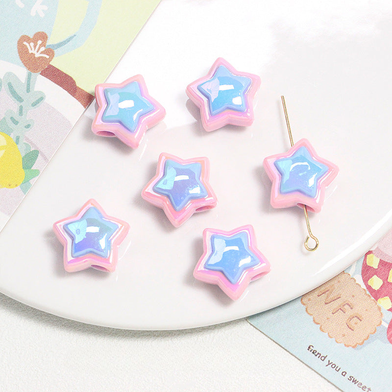 Wholesale Acrylic Love Star Candy Beads