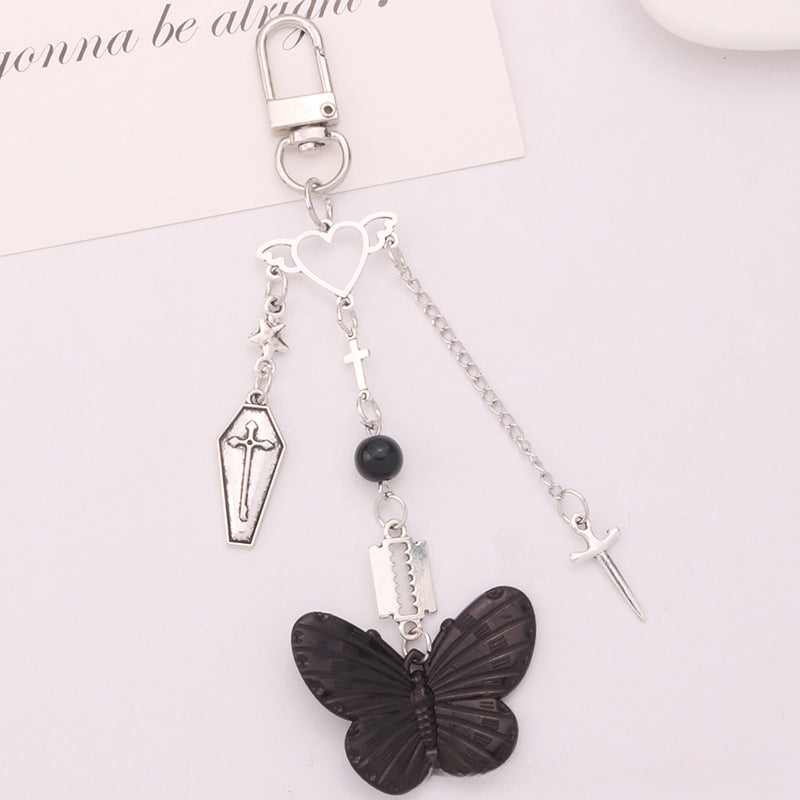 Wholesale Metal Cross Syringe Keychain