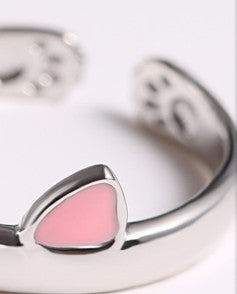 Wholesale Simple cute kitten ring for women