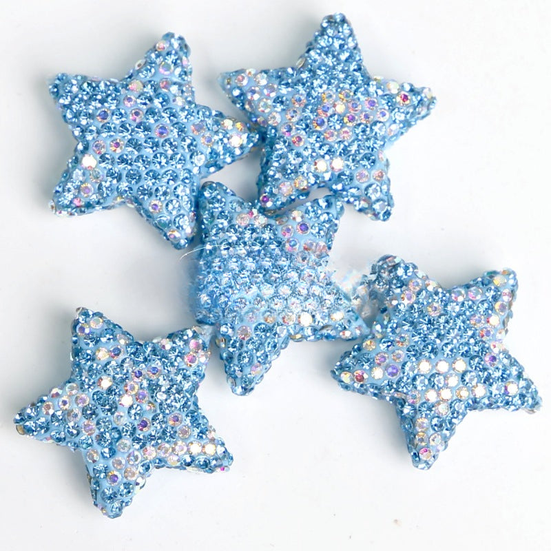 Wholesale of Star Studded Diamond Ceramic Beads