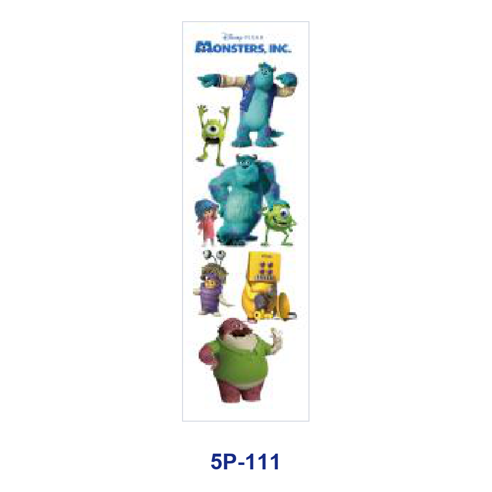 Wholesale 2/ 8/ 16pcs Whimsical sy Monster Colorful Cute Creature Kid‑friendly Cartoon Print Pen and Bookmark Stickers UV DTF Wraps OLY Exclusive