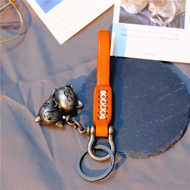 Wholesale Alloy Kitten Keychains