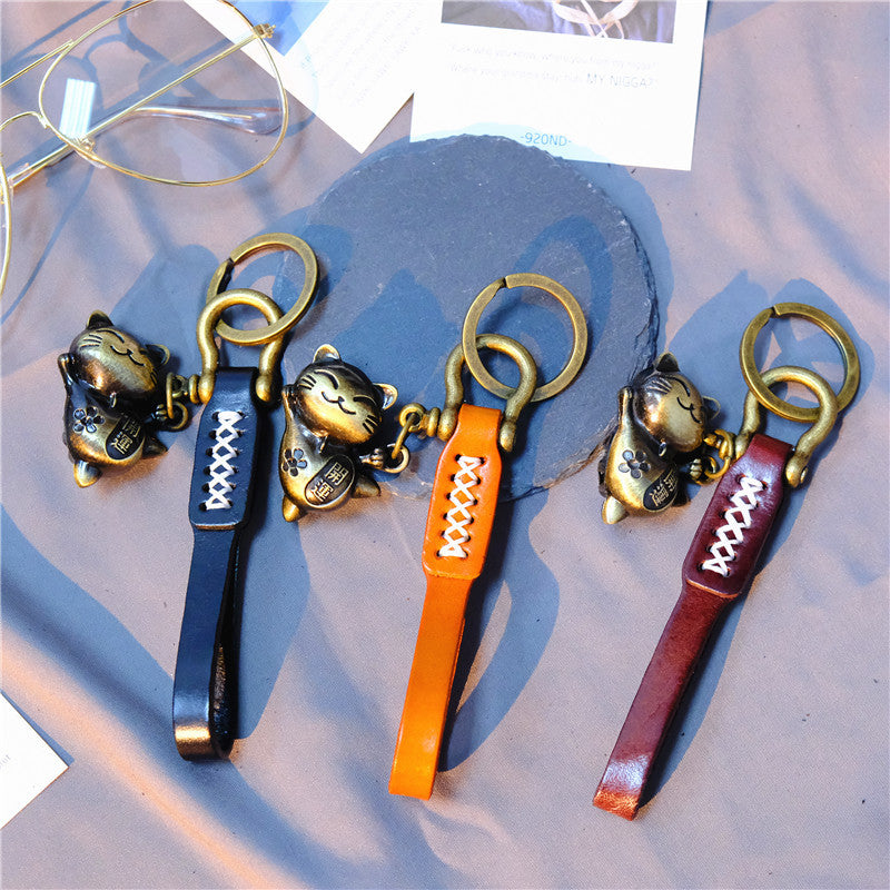 Wholesale Alloy Kitten Keychains