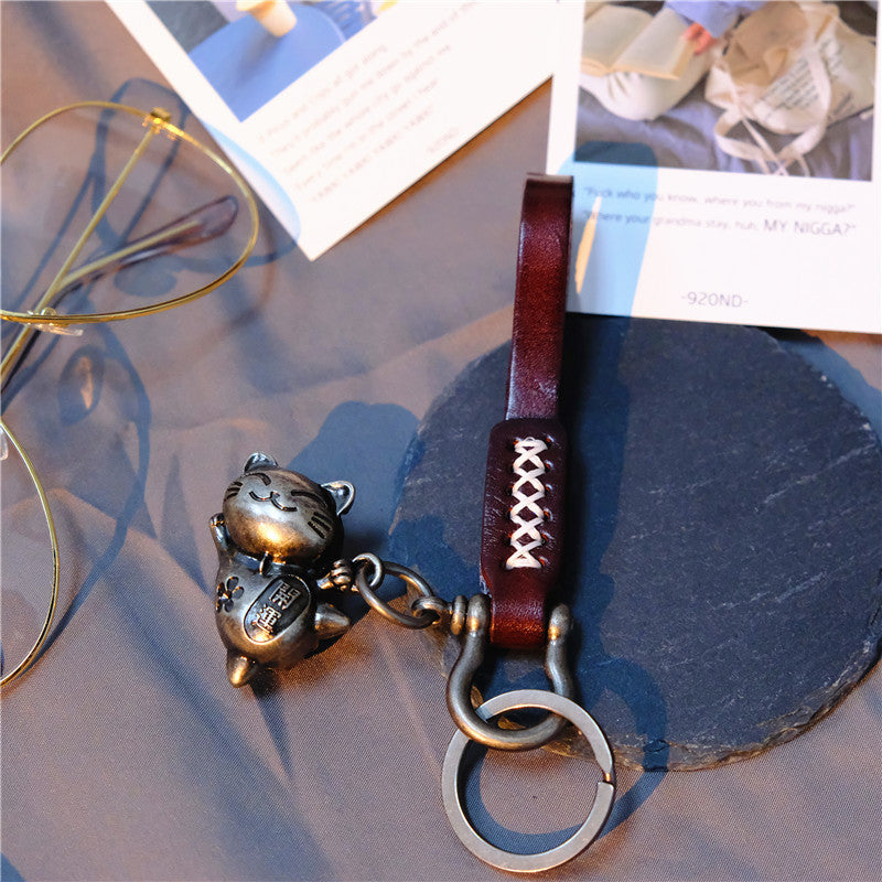 Wholesale Alloy Kitten Keychains