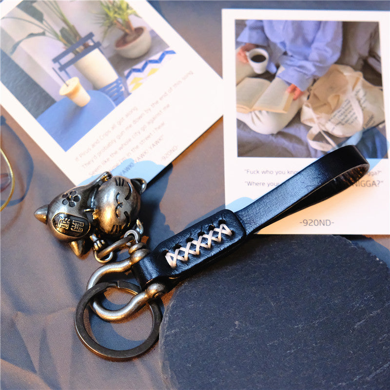 Wholesale Alloy Kitten Keychains