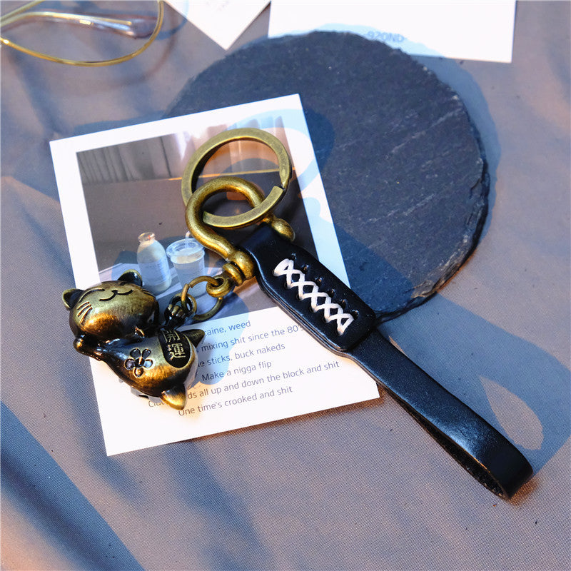 Wholesale Alloy Kitten Keychains