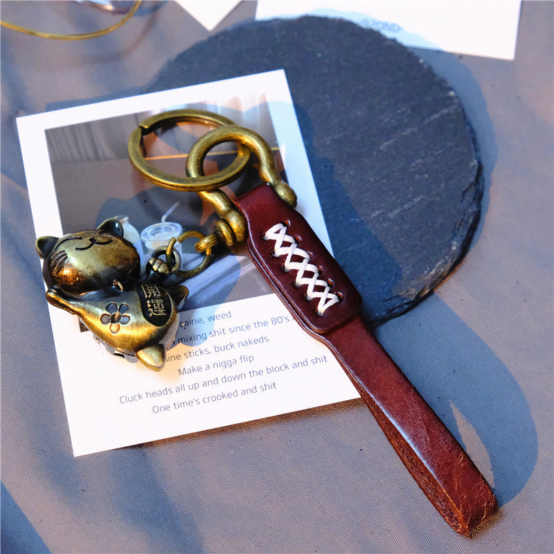 Wholesale Alloy Kitten Keychains