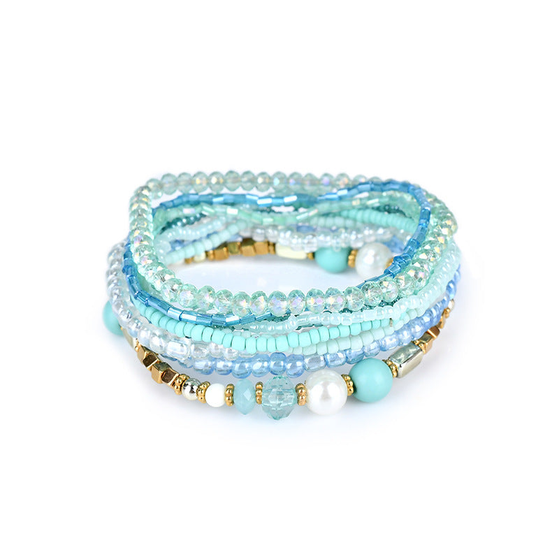 Wholesale Vintage Bohemian Multi-layered Handmade Braided Bracelet