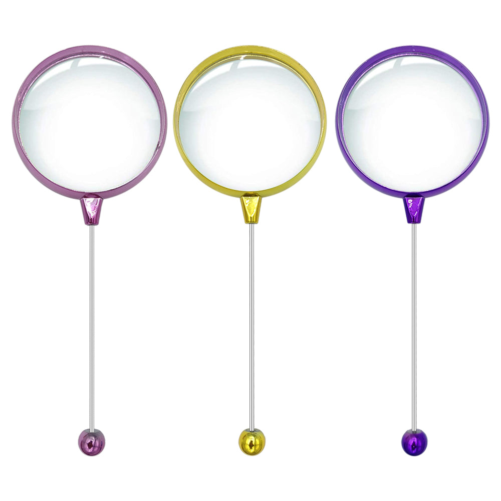 Wholesale Beadable Magnifier DlY Beadable Magnifying Glass School Gifts Teacher Gifts