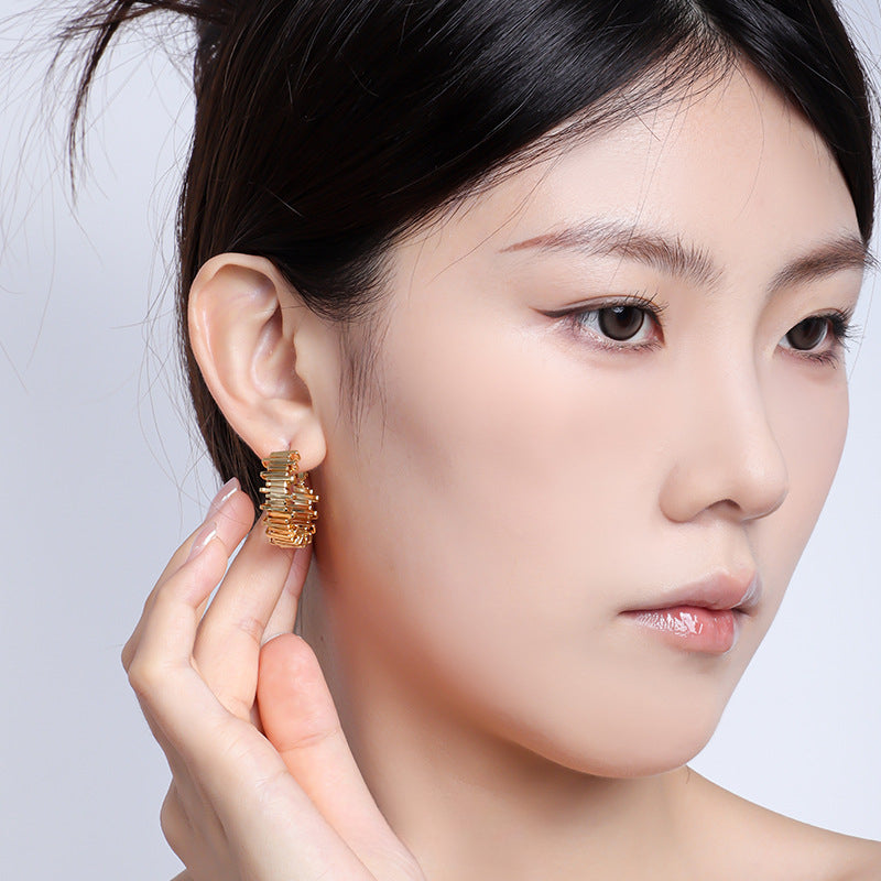 Wholesale Irregular Exaggerated Earrings