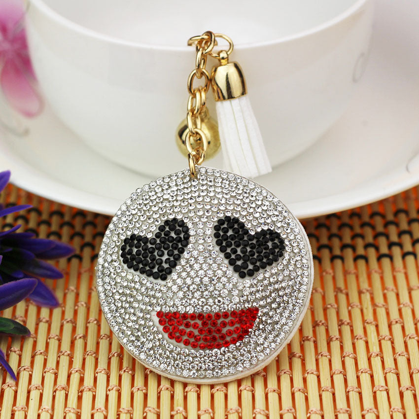 Wholesale  12pcs creative smiling face bag pendant