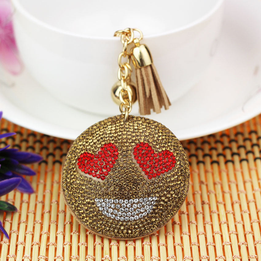 Wholesale  12pcs creative smiling face bag pendant