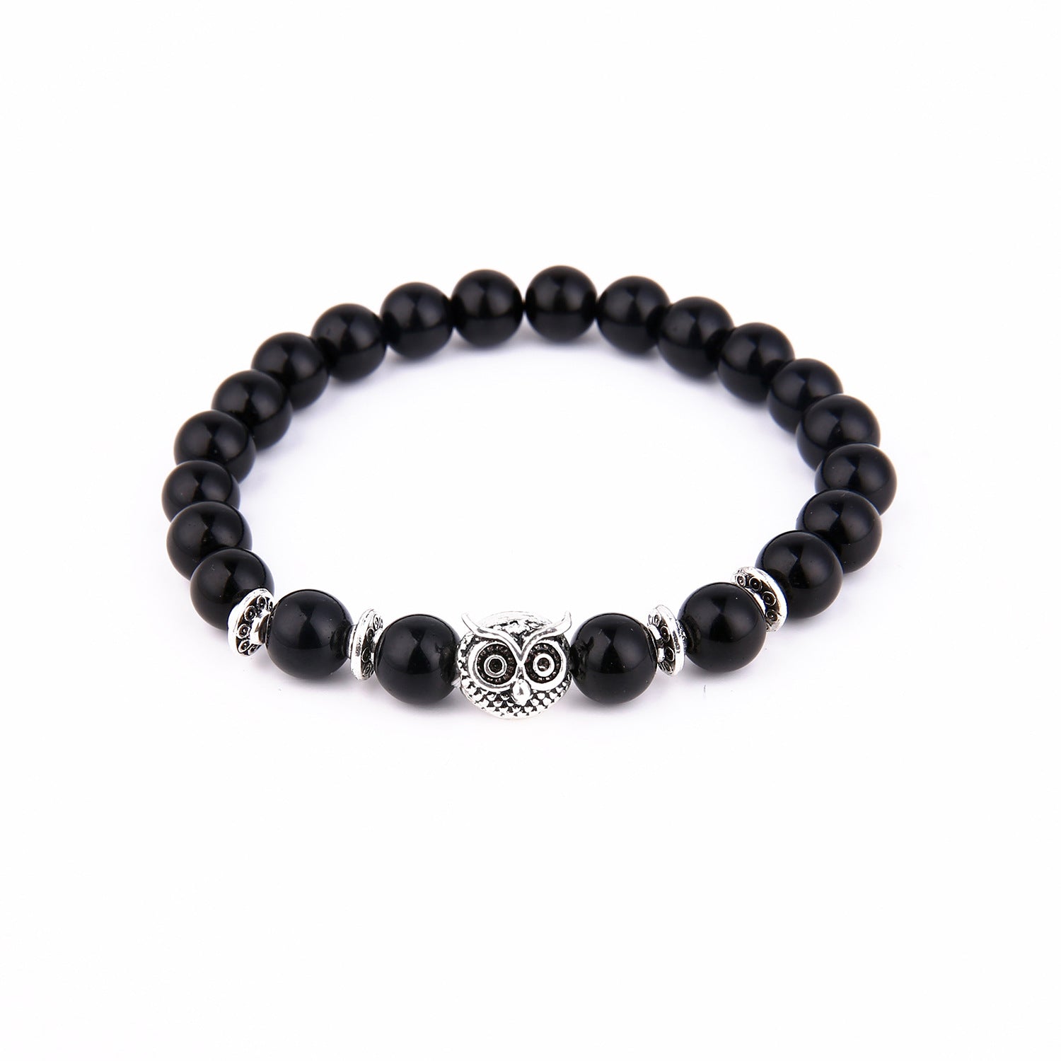 Wholesale Owl Turquoise Stone Beaded Bracelet Trendy Fashion Accessory For Everyday Wear