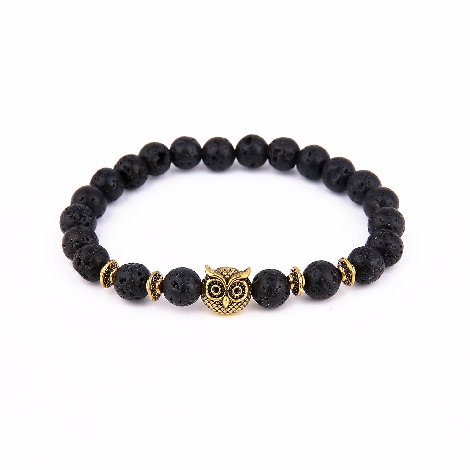 Wholesale Owl Turquoise Stone Beaded Bracelet Trendy Fashion Accessory For Everyday Wear