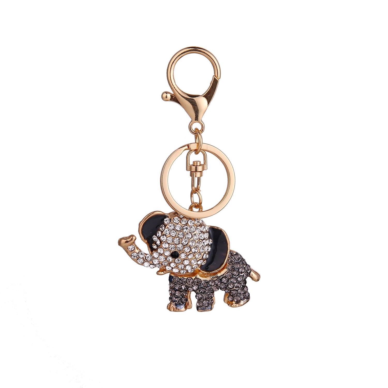Wholesale Elephant Shape Alloy Keychain