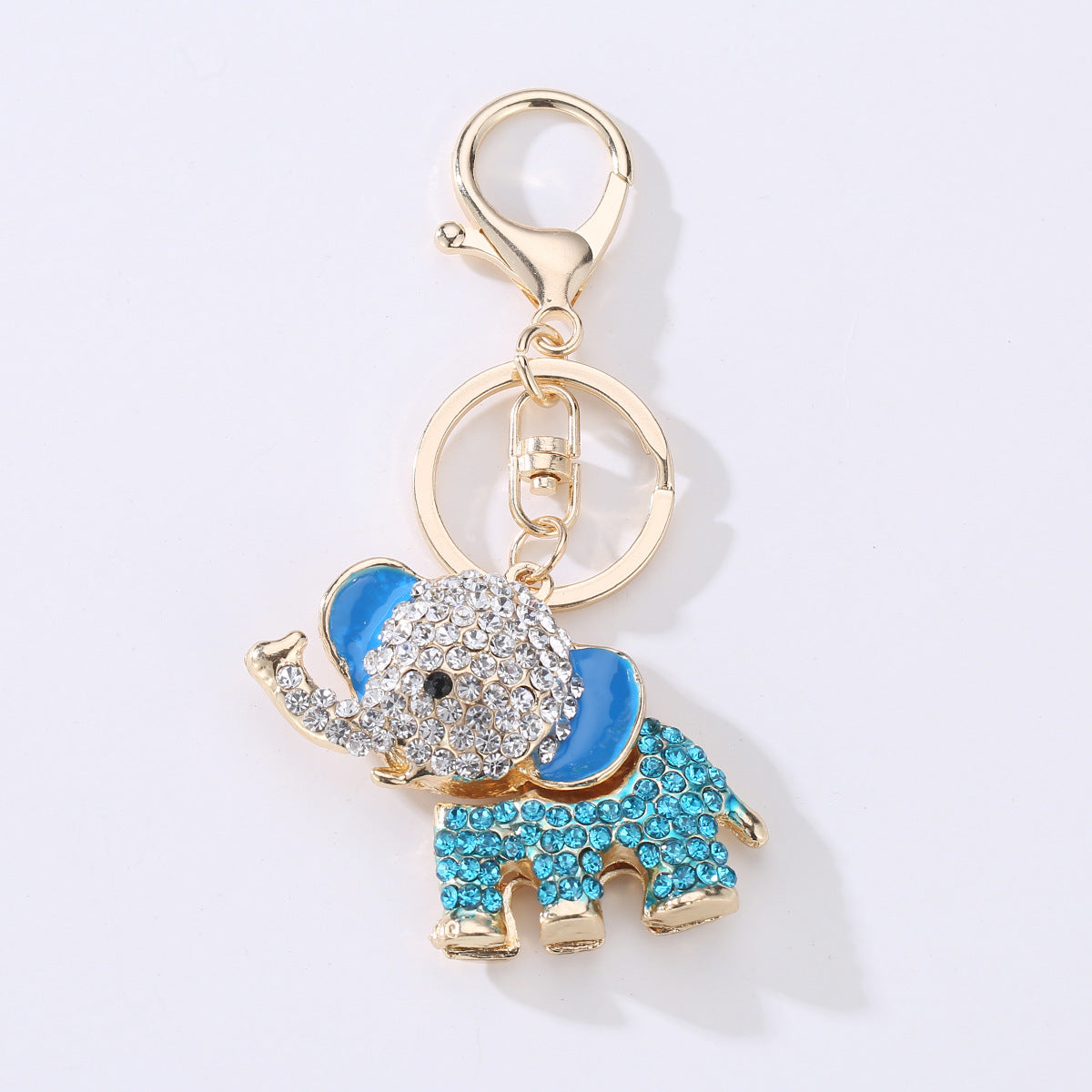 Wholesale Elephant Shape Alloy Keychain