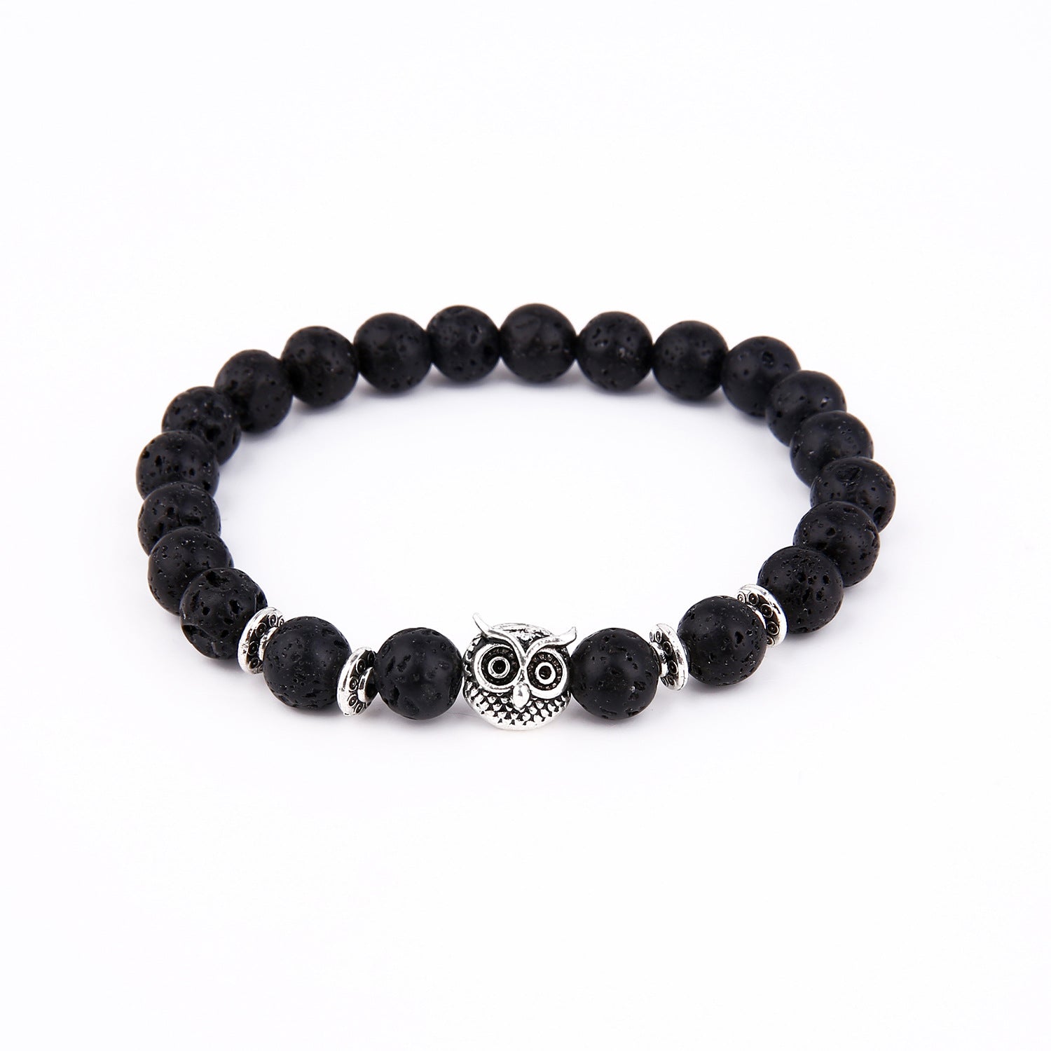 Wholesale Owl Turquoise Stone Beaded Bracelet Trendy Fashion Accessory For Everyday Wear